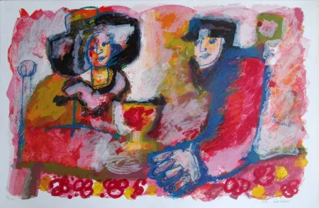 Litografia Tobiasse - Le Cabaret