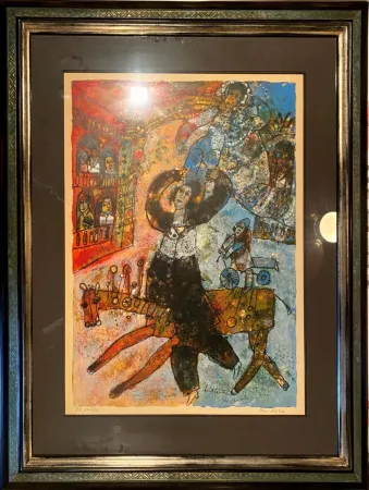 Litografia Tobiasse - Le théâtre des amants