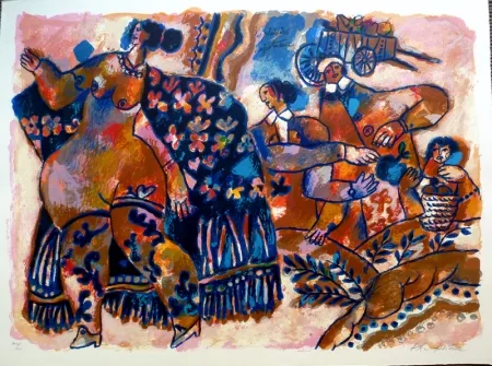 Litografia Tobiasse - Les Plaisirs Majestueux 