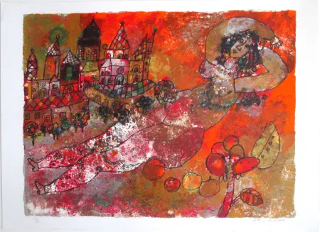 Litografia Tobiasse - The song of songs 1