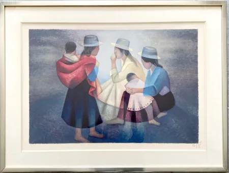 Litografia Toffoli - Bavardages