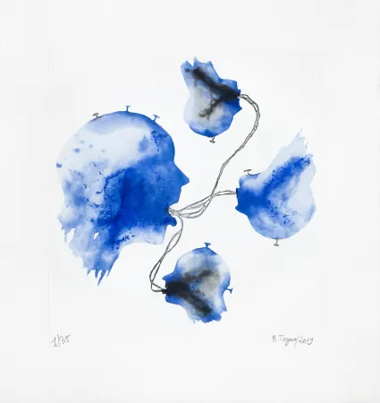 Gravura Toguo - Sanaga