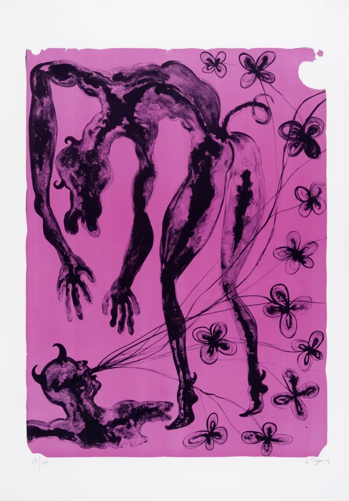 Litografia Toguo - Selfish dinner