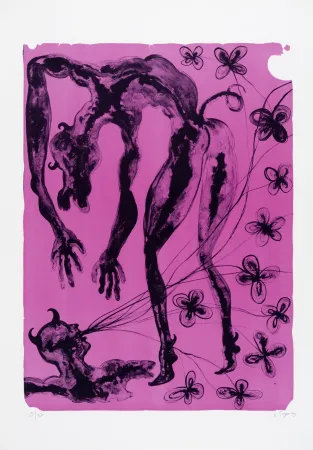 Litografia Toguo - Selfish dinner