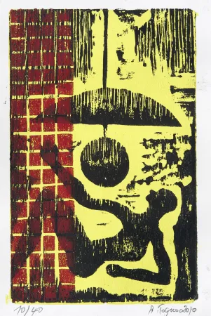 Xilogravura Toguo - The Long Night