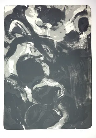 Litografia Tøjner - Recherche de formes dispersées IV