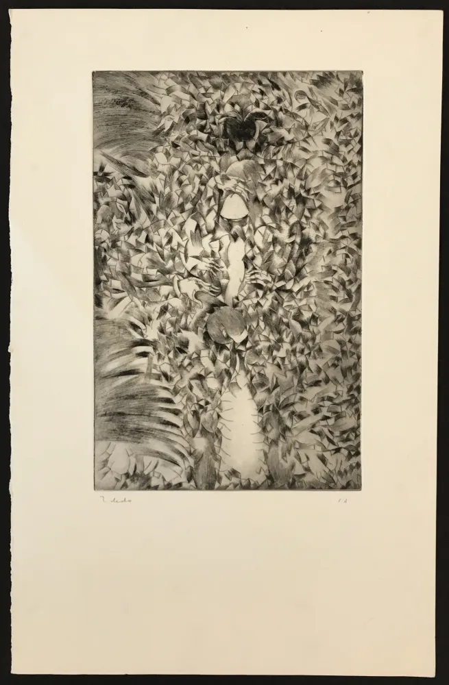 Gravura Toledo - Black and White Portrait