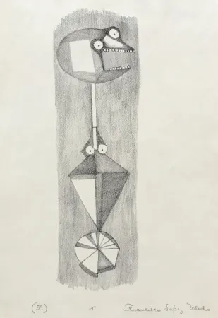 Litografia Toledo - Black and White Study