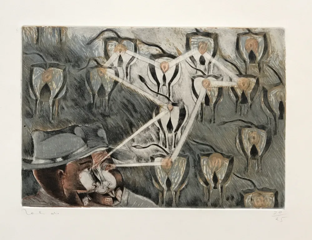 Gravura Toledo - Cows