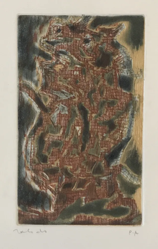 Gravura Toledo - Dog in Red