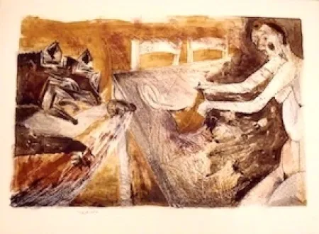 Litografia Toledo - El Desayuno