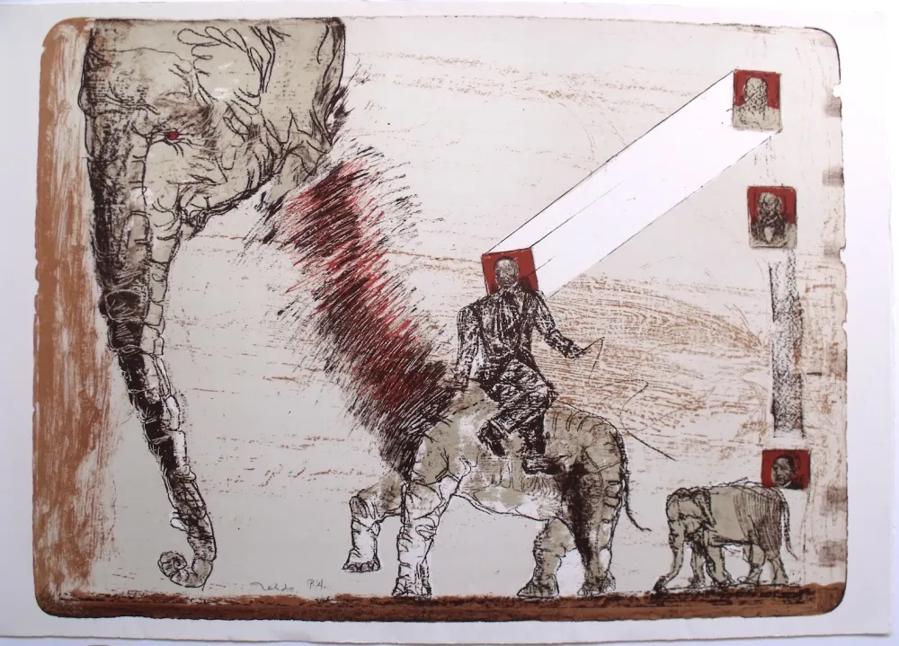 Litografia Toledo - Juarez