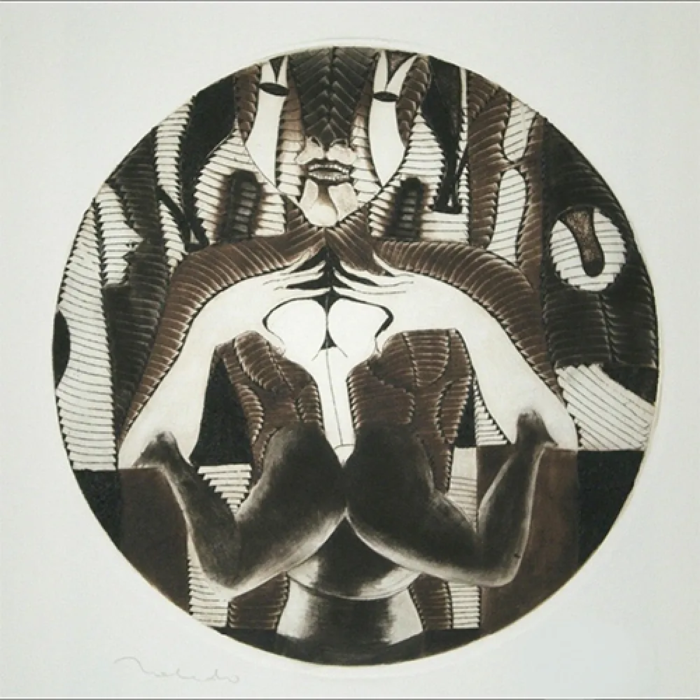 Gravura Toledo - La Miel from Chilam Balam