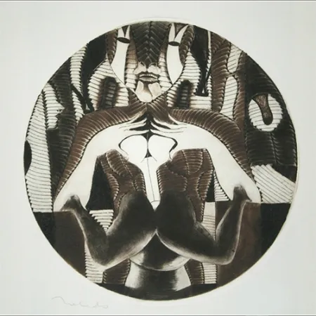 Gravura Toledo - La Miel from Chilam Balam