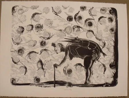 Litografia Toledo - La pescadora