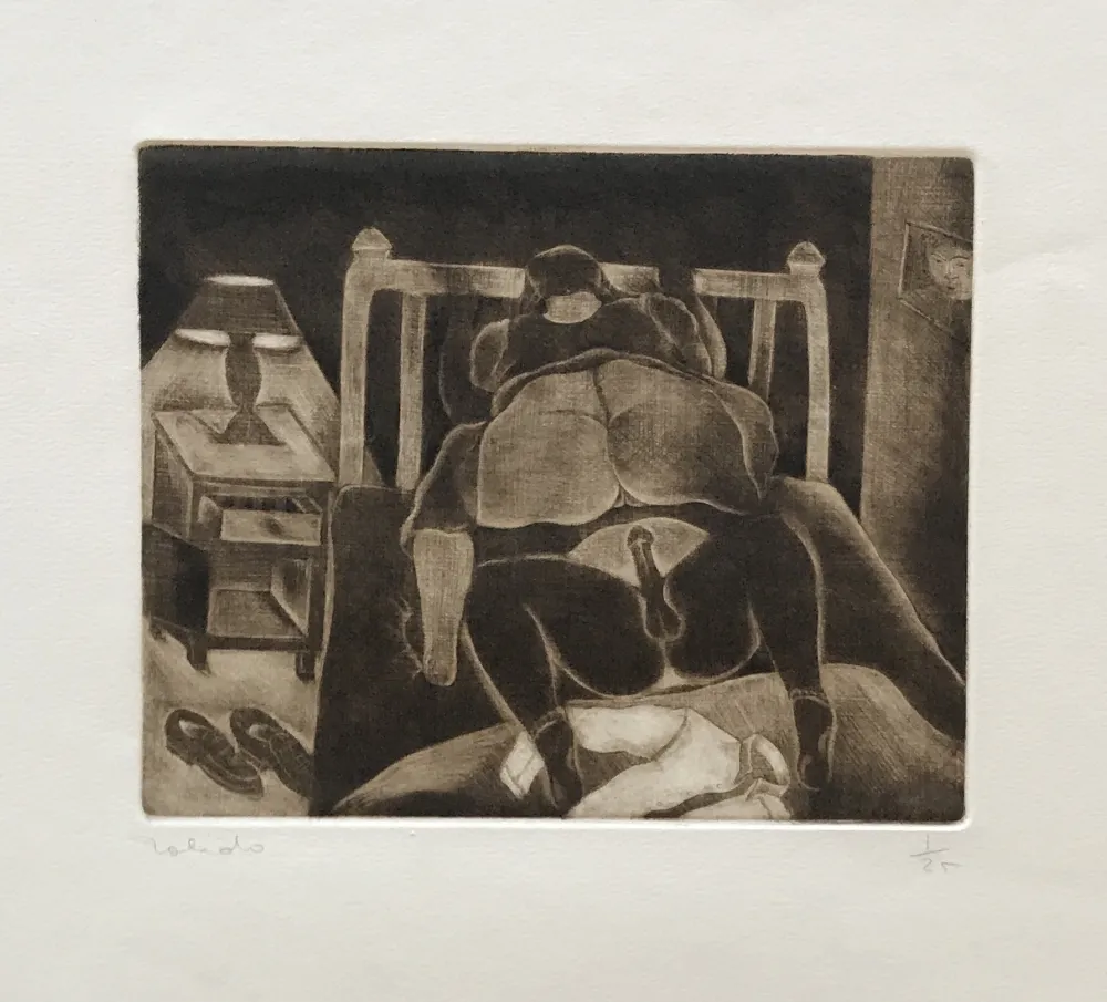 Gravura Toledo - Man and Woman in Bed