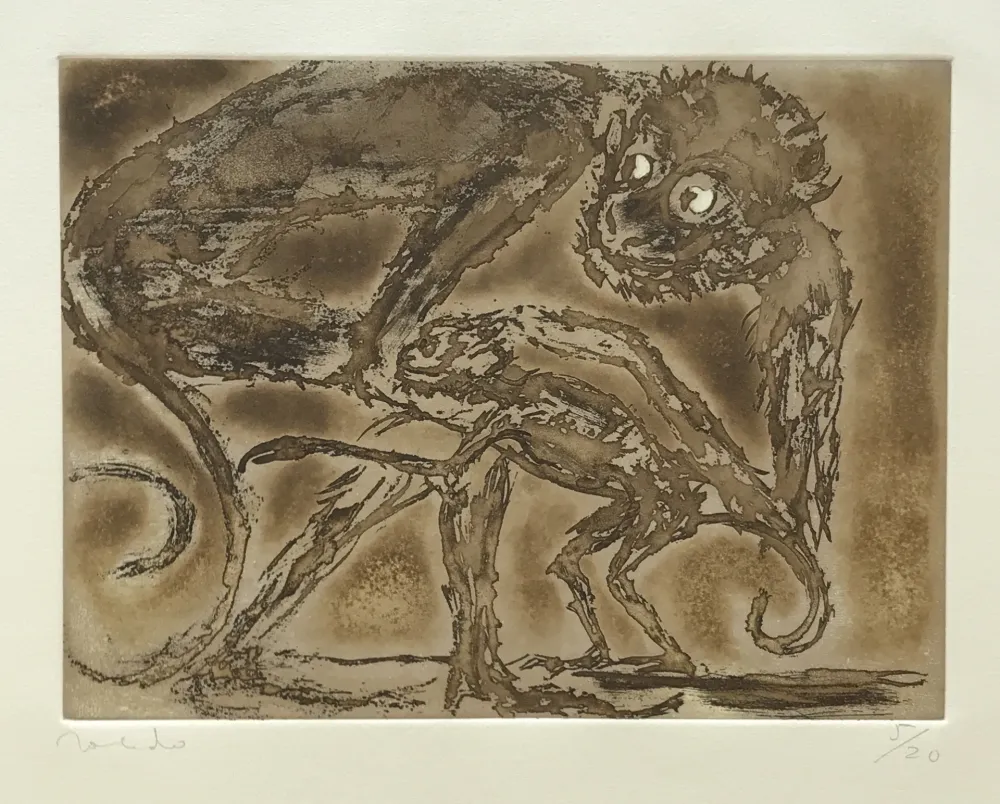 Gravura Toledo - Monkey and Toad