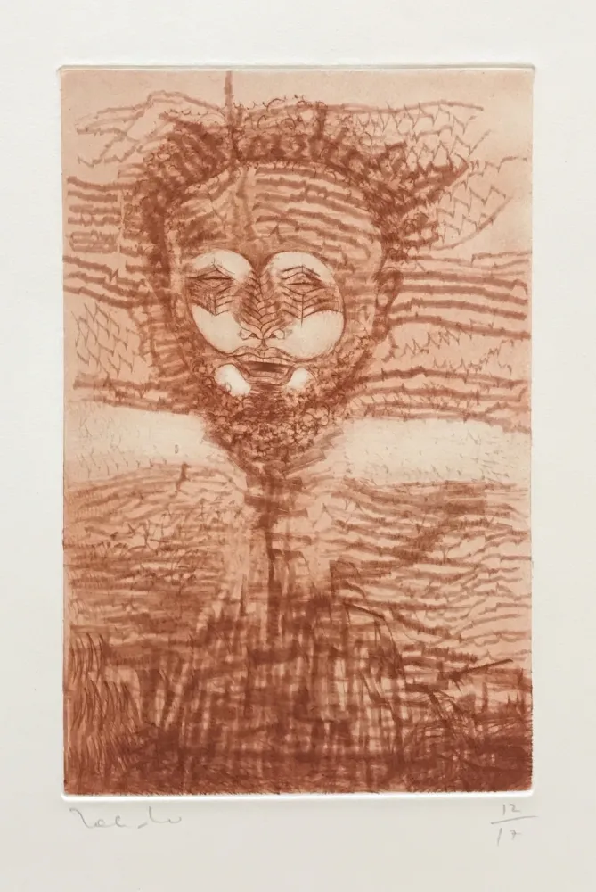 Gravura Toledo - Self-Portrait in Orange