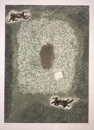 Gravura Toledo - Two Iguanas