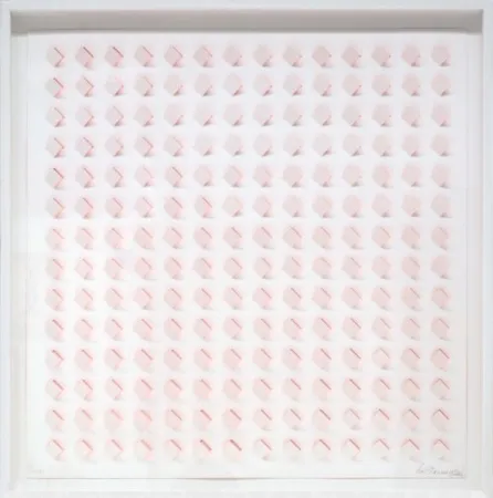 Litografia Tomasello - S/T - 3 Rosa