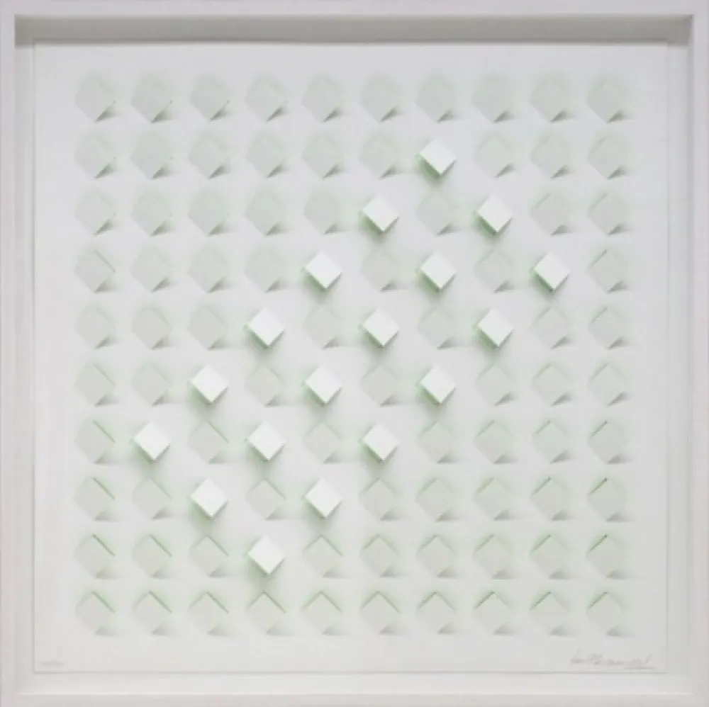 Litografia Tomasello - S/T 4 - Verde