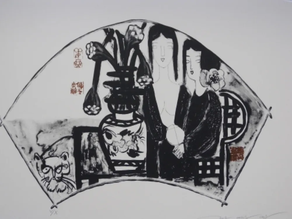 Litografia Tongzhengang - Sisters