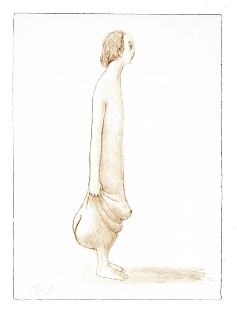 Litografia Topor - 9 Neuf Grâces