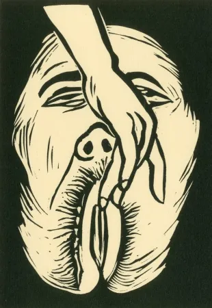 Linogravura Topor - Annulaire