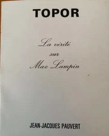 Livro Ilustrado Topor - La Vérité sur Max Lampin