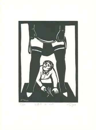 Linogravura Topor - L'art du lino (