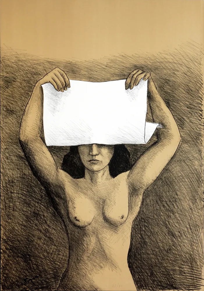 Litografia Topor - Mois de l'estampe