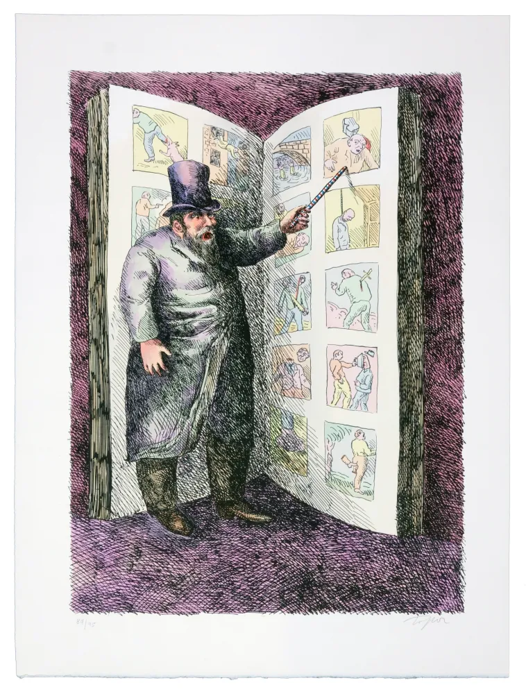 Litografia Topor - Sans titre