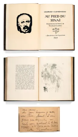 Livro Ilustrado Toulouse-Lautrec - AU PIED DU SINAÏ. Illustrations de Henri de Toulouse-Lautrec, avec suite [1898].