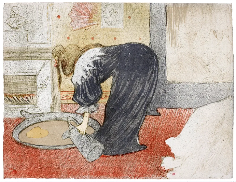 Litografia Toulouse-Lautrec - Elles