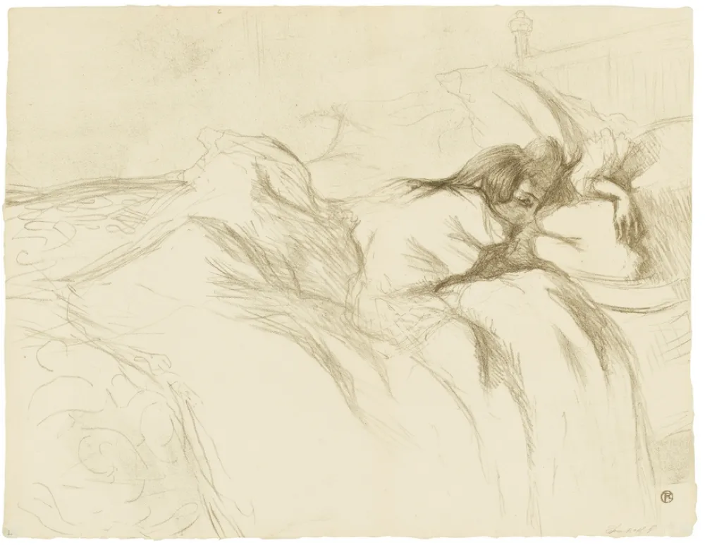 Litografia Toulouse-Lautrec - Elles