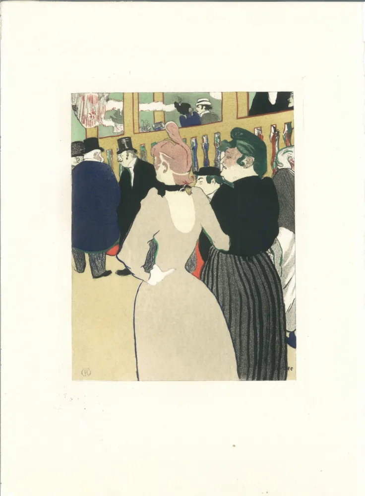 Sem Técnica Toulouse-Lautrec - La Goulue et sa sœur