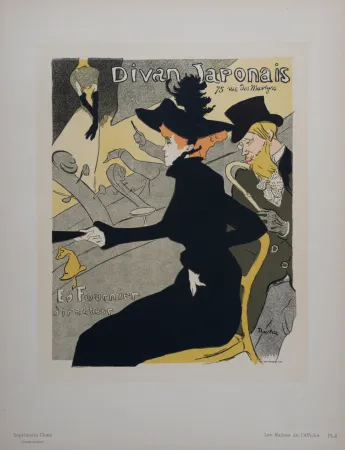 Litografia Toulouse-Lautrec - Le Divan Japonais, Les Maitres de L’Affiche, 1896