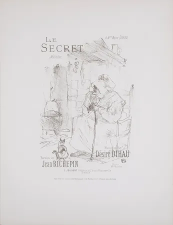 Litografia Toulouse-Lautrec - Le Secret, 1895