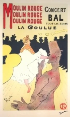 Litografia Toulouse-Lautrec - Moulin Rouge
