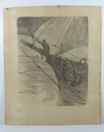 Sem Técnica Toulouse-Lautrec -  Oceano Nox. 1895. 1er état. Numérotée.