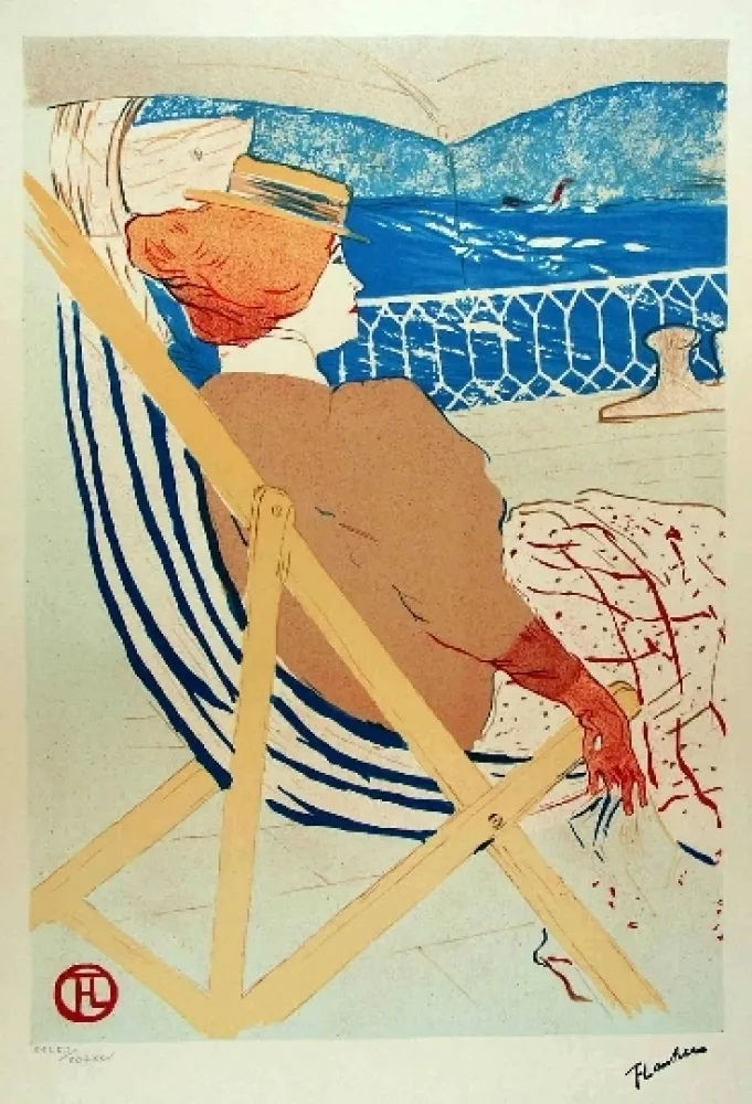 Litografia Toulouse-Lautrec - Passage du 54