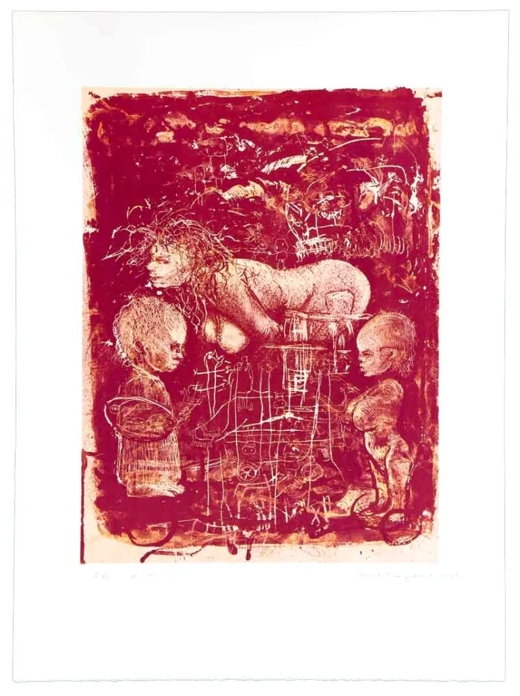 Litografia Trampedach - Sans titre