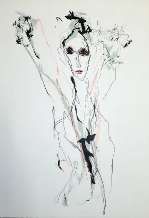 Litografia Treccani - Figura