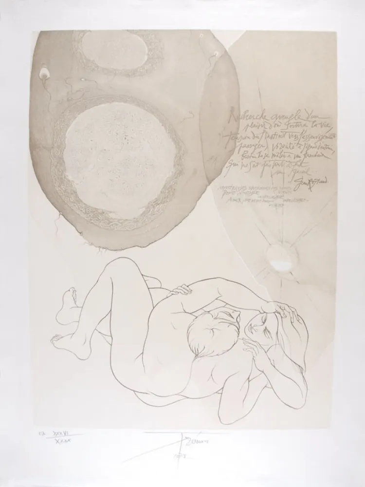 Litografia Trémois - Envol VII