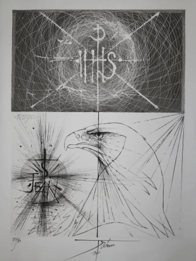 Gravura Trémois - L'Aigle de la St Jean / The Eagle of the St John