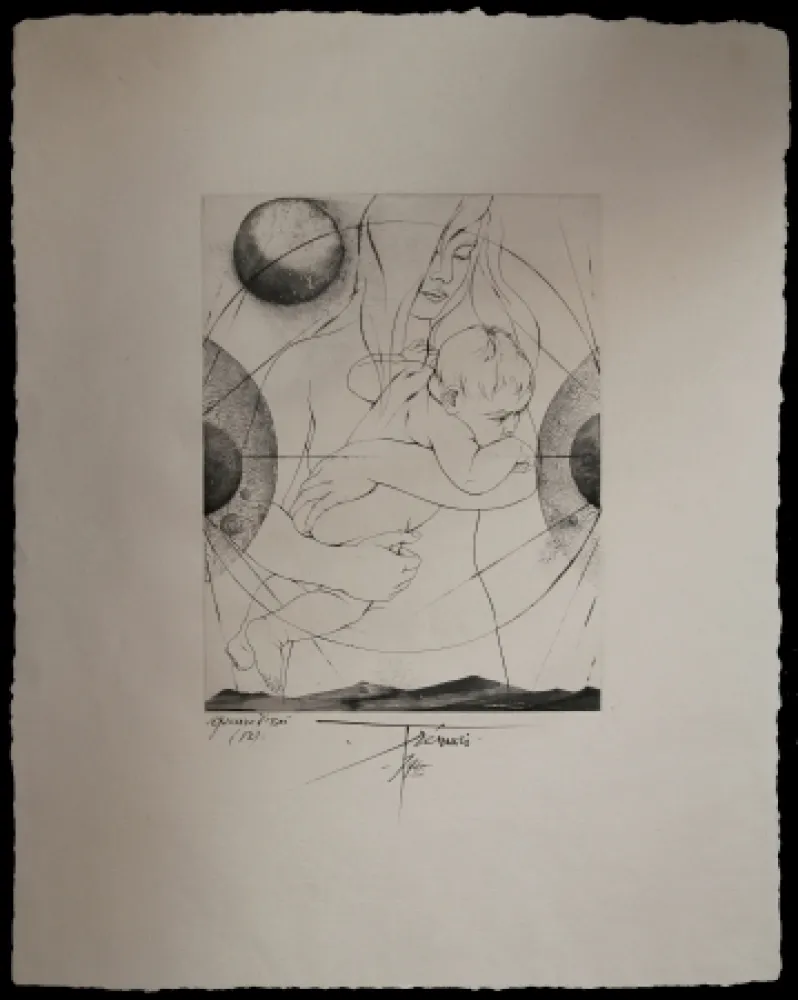 Gravura Trémois - MATERNITE / MATERNITY