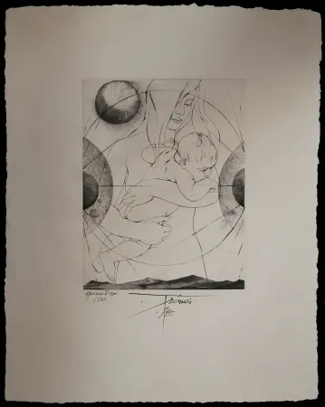 Gravura Trémois - MATERNITE / MATERNITY