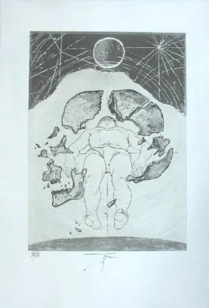 Gravura Trémois - Nu masculin