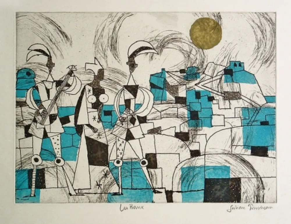 Gravura Trevelyan - Les Baux