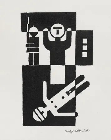 Linogravura Tschinkel - Vollstrecker (Executor)